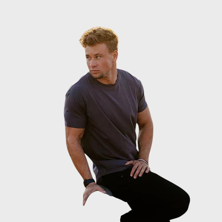 Angelo - T-shirt de Estilo Atlético com Corte Ajustado