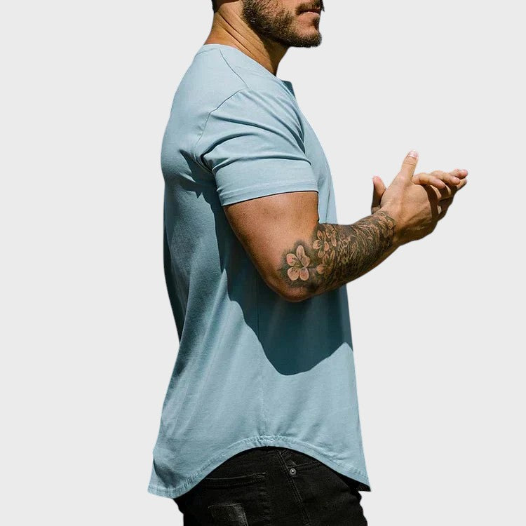 Angelo - T-shirt de Estilo Atlético com Corte Ajustado