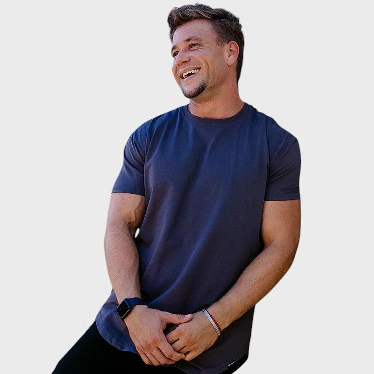 Angelo - T-shirt de Estilo Atlético com Corte Ajustado