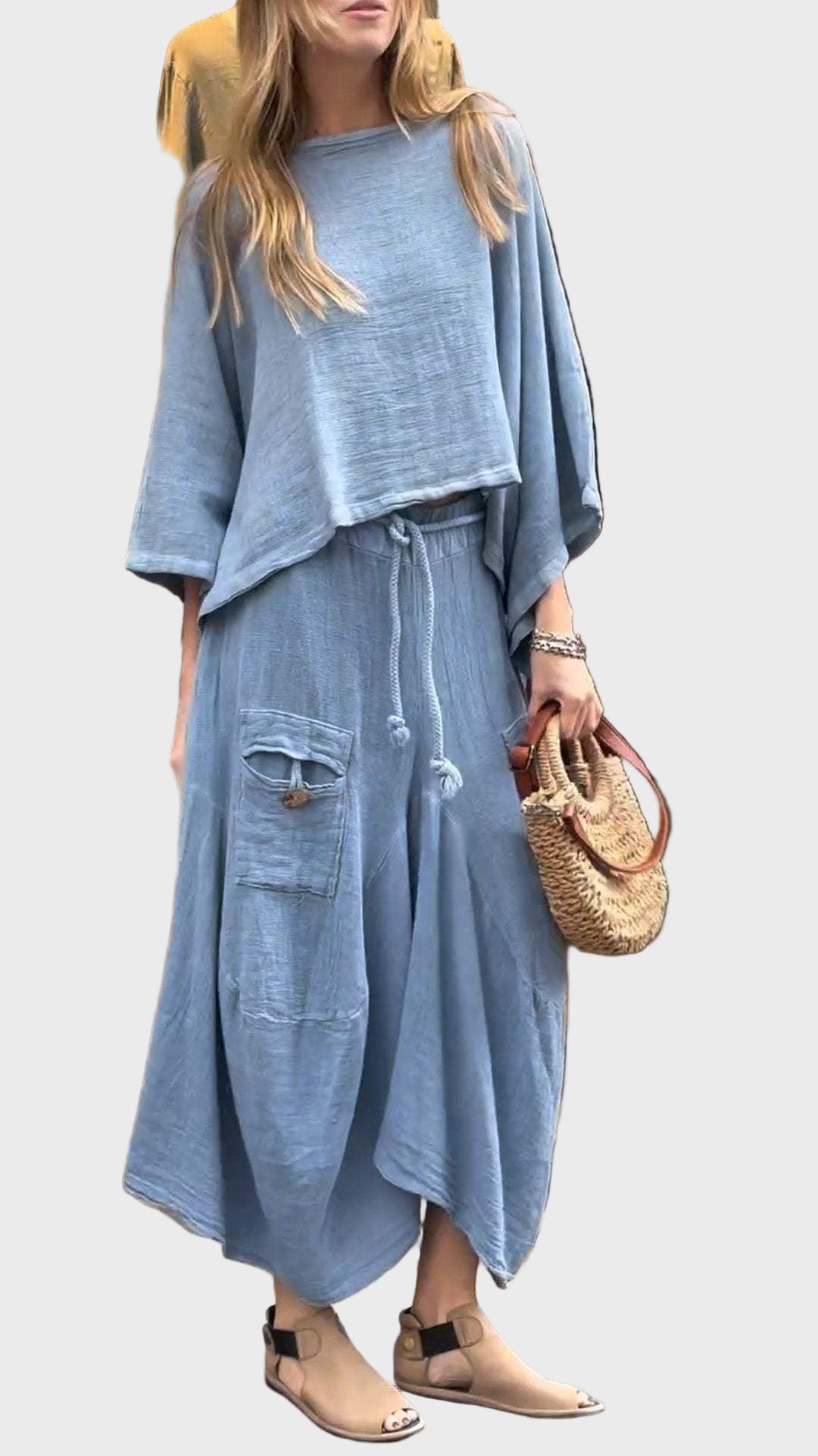 Lara - Conjunto Boho Chic 2 Peças