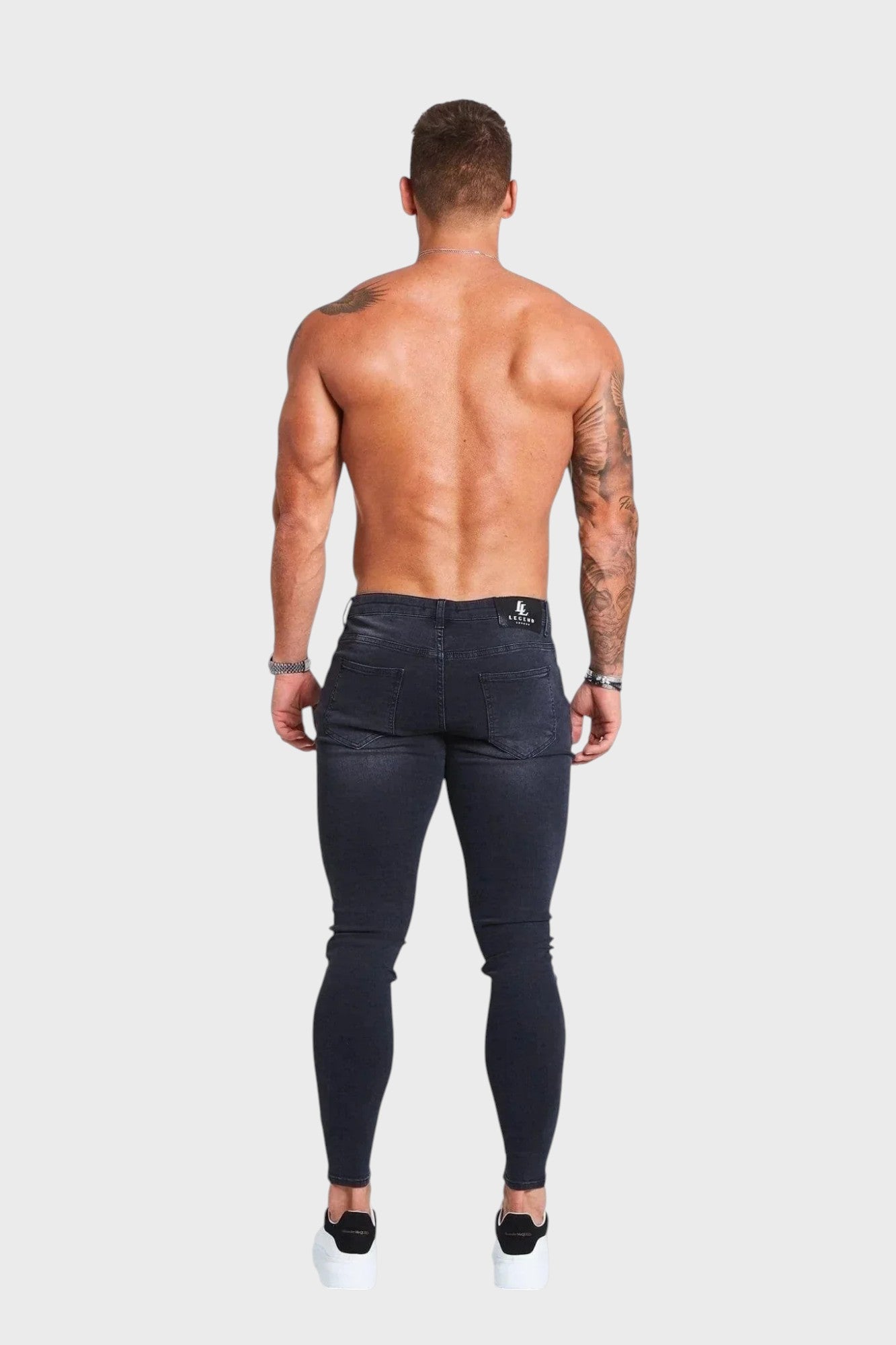 Francisco - Calças Cinza Sem Rasgos