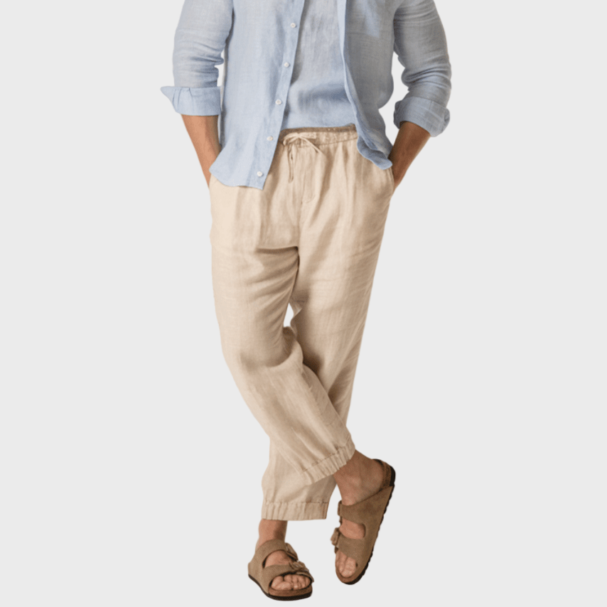Gaspar - Calças de Linho Confortáveis