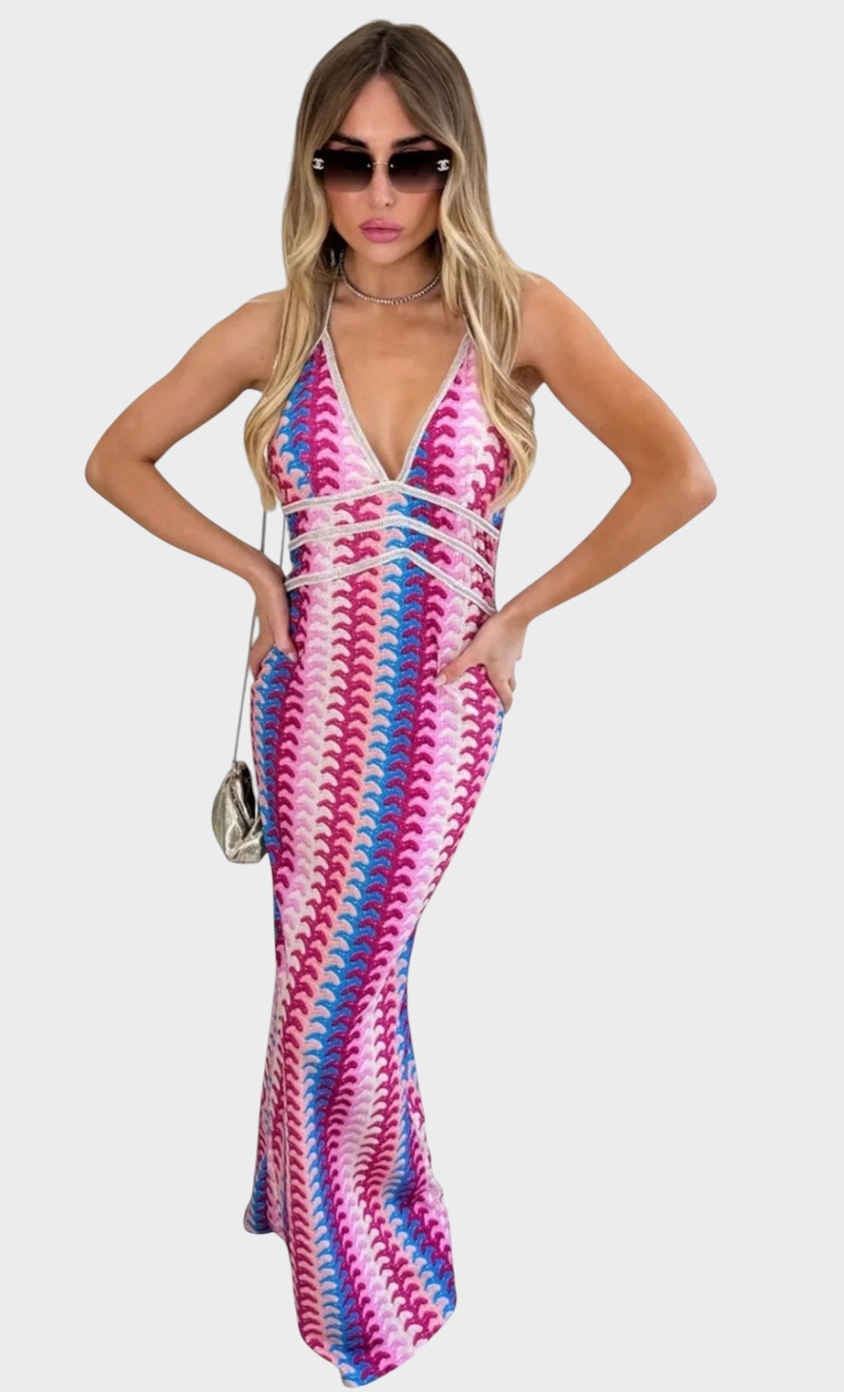 Judite - Vestido de Praia Boho em Crochê