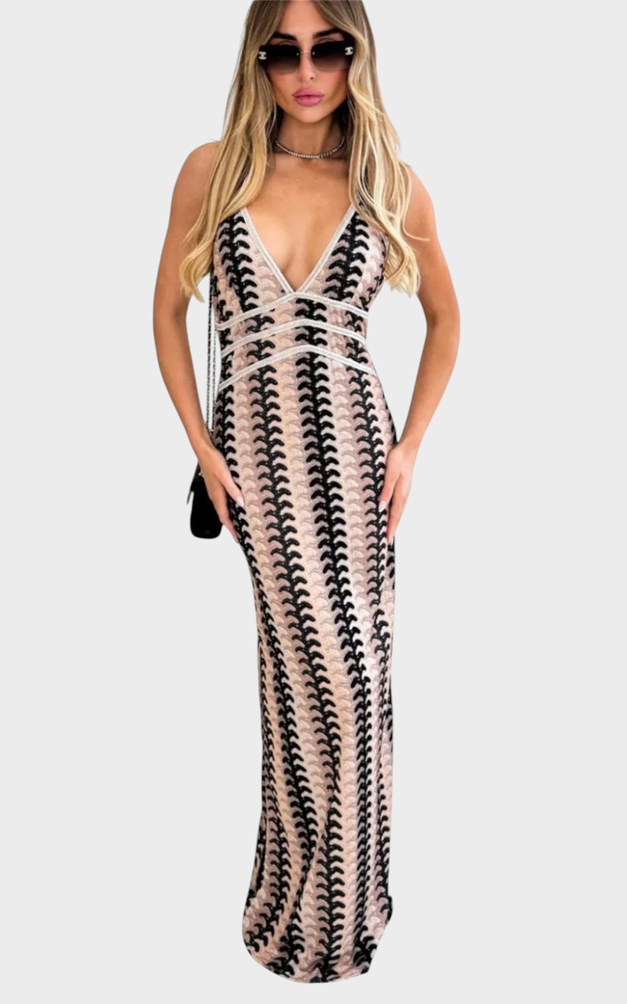 Judite - Vestido de Praia Boho em Crochê