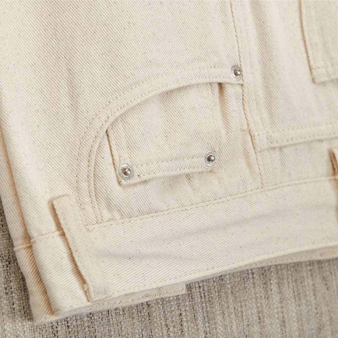 Lourenço - Calças de Ganga brancas