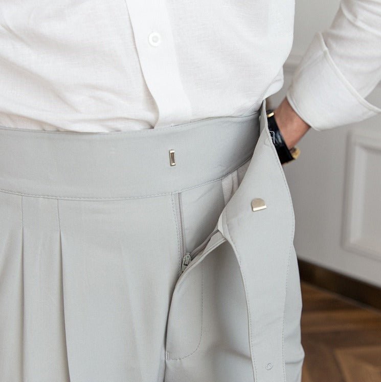 Simão - Calças Casuais Azul Marinho