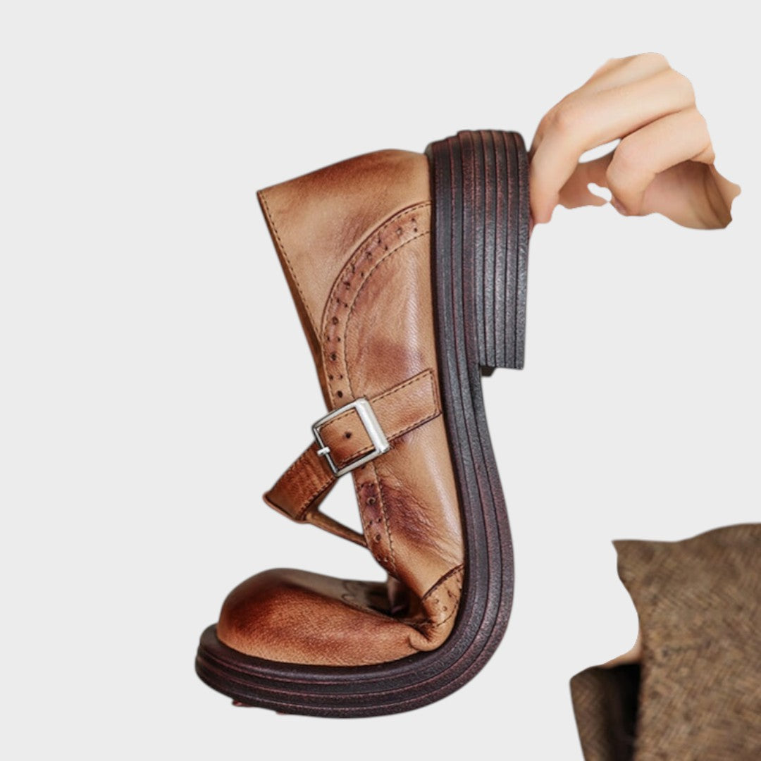 Alexandra - Sapatos elegantes em pele