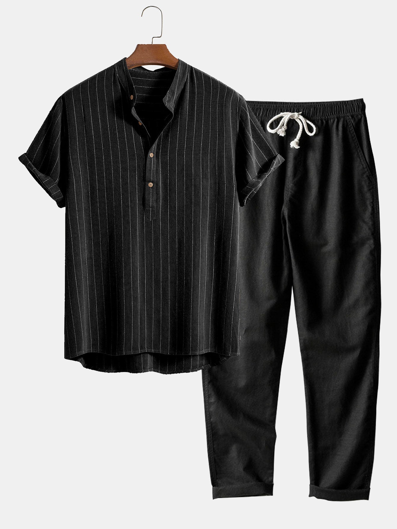 João - Conjunto de Camisa de Manga Curta